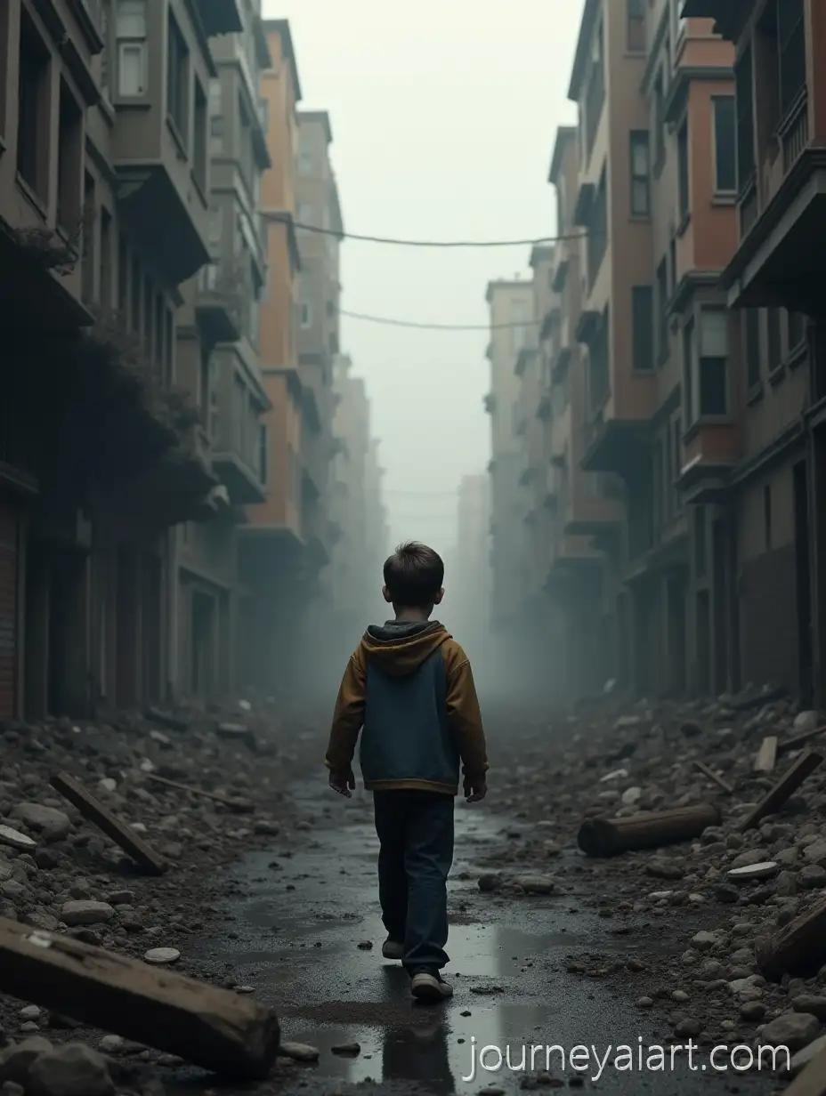 LonelySad-boy-in-ruined-city-Sad-Boy-Walking-Through-a-Ruined-Cityscape