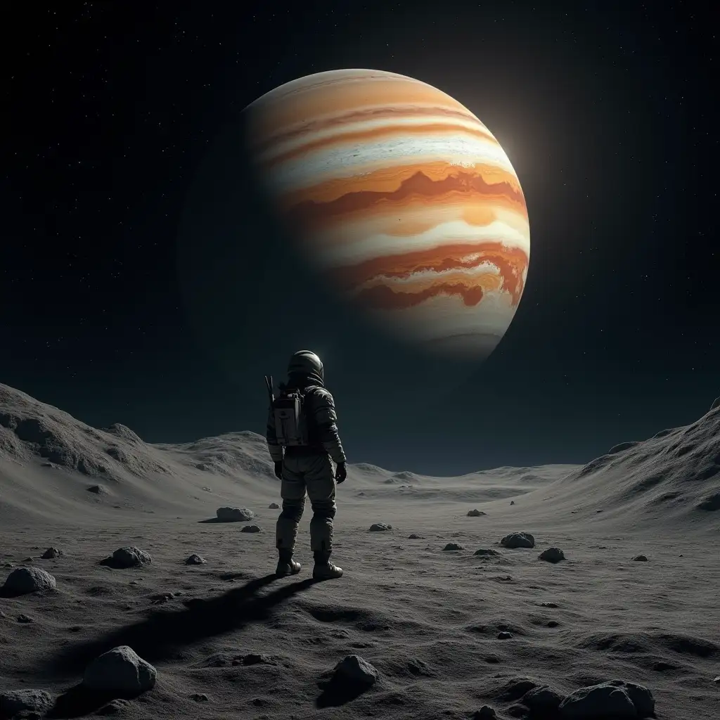 human living on Jupiter moon