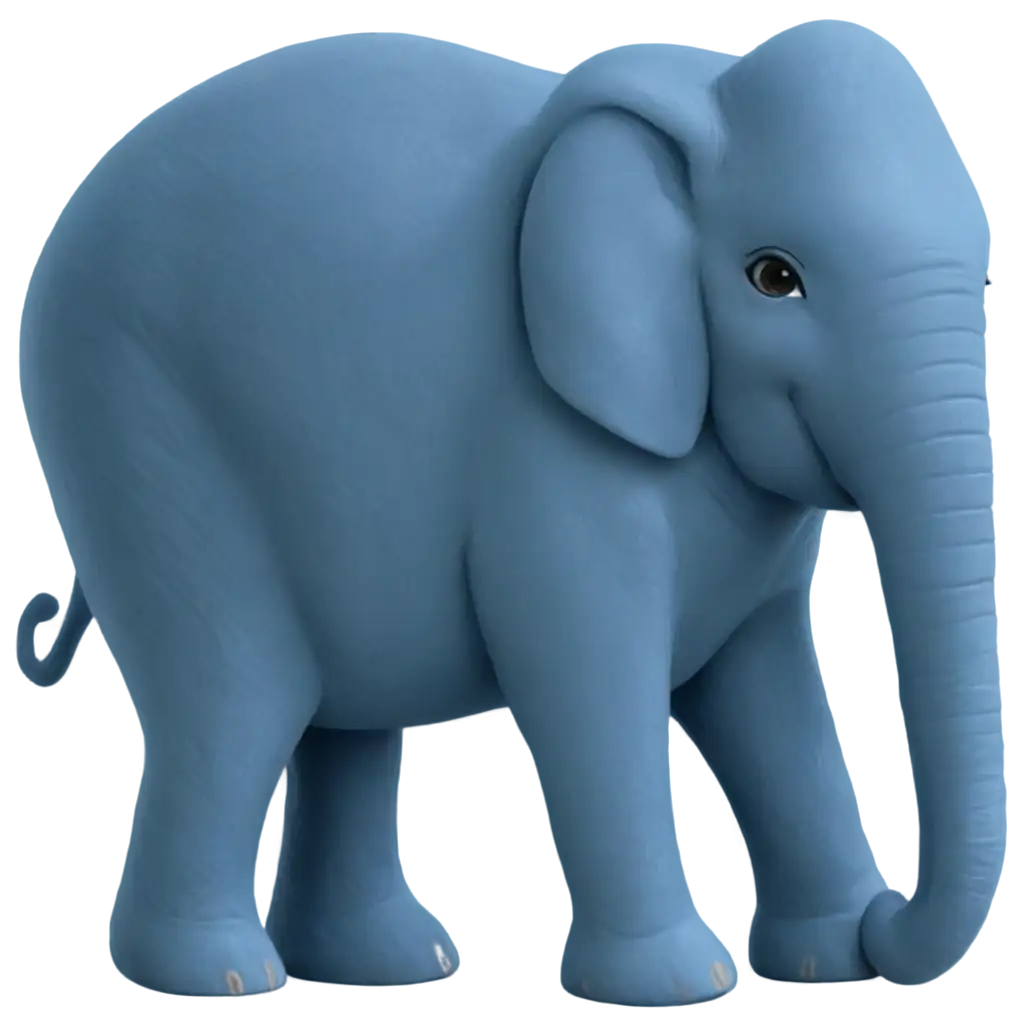 Blue-Elephant-PNG-Image-HighQuality-Transparent-Artwork-for-Various-Applications