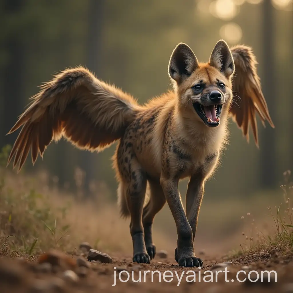 Hyena-with-Wings-in-a-Mystical-Landscape