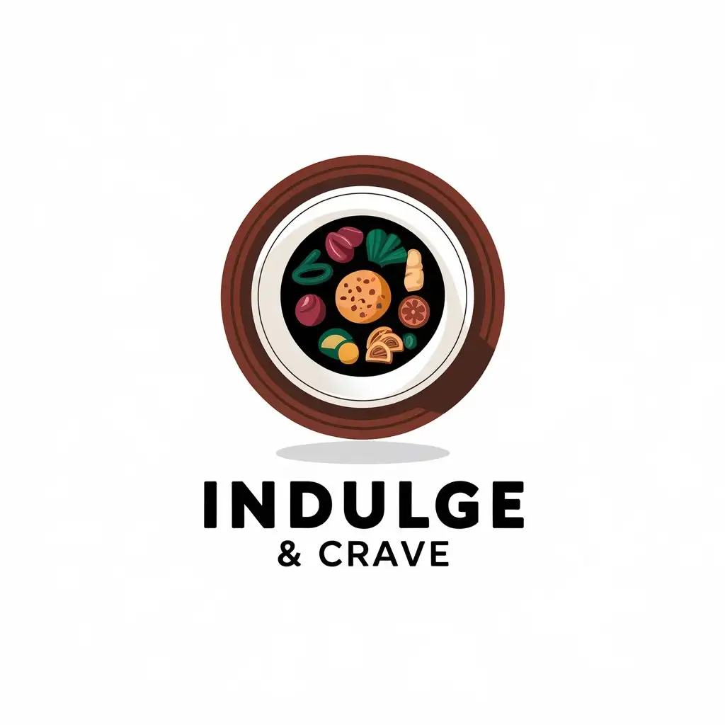 LOGO-Design-for-Indulge-Crave-Gourmet-Sophisticated-Style-for-Restaurant-Industry