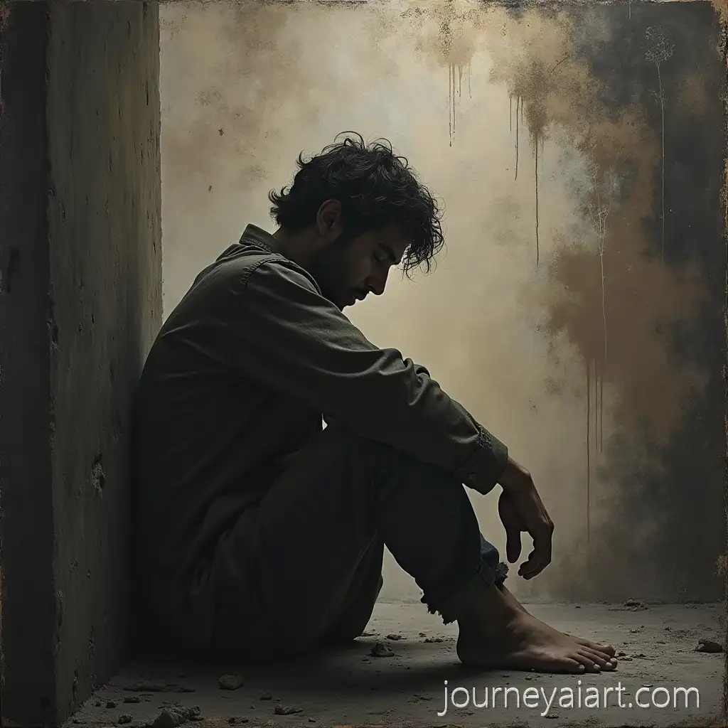 Surreal-Emotional-Journey-Through-Sadness-and-Hope-with-Ghostly-Shadows-and-Nostalgic-Atmosphere