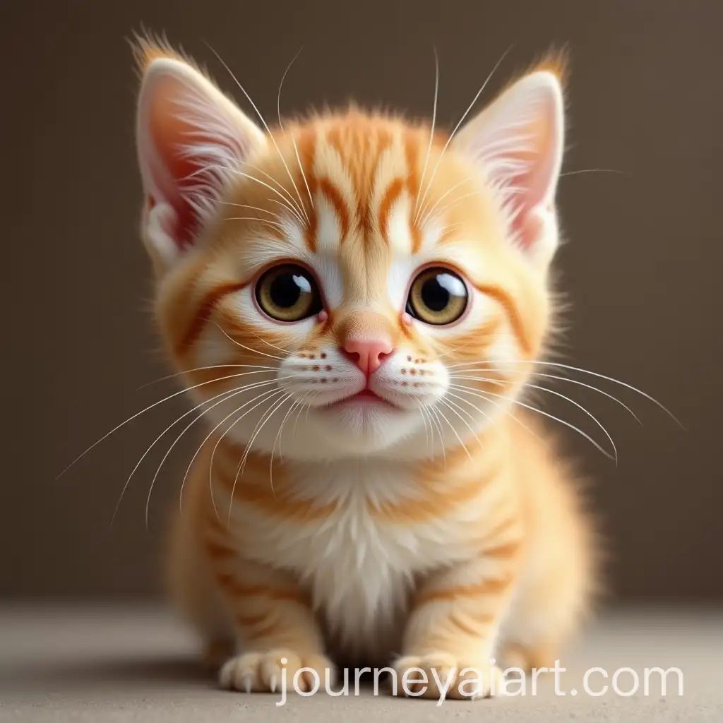 Cute-Chubby-Cat-with-Large-Round-Text