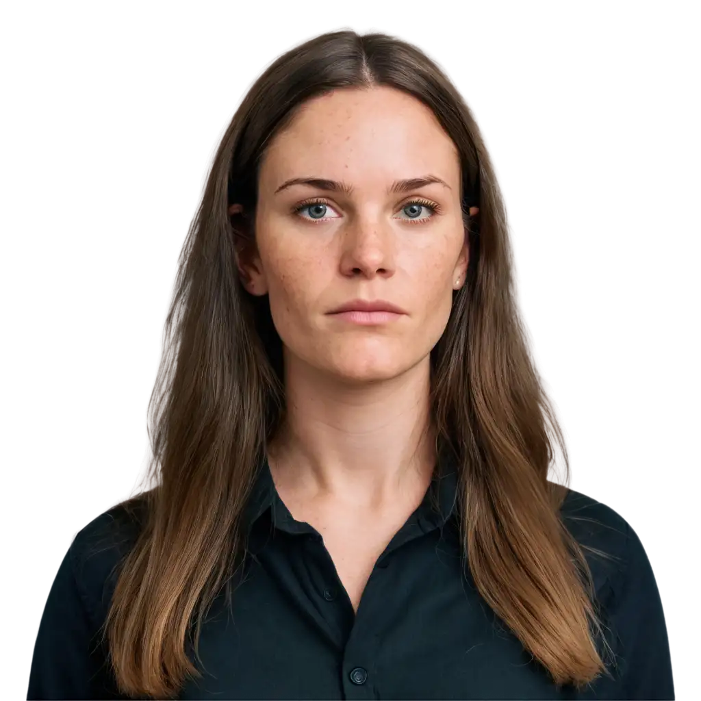 Realistic-American-Woman-PNG-Image-with-Detailed-Facial-Features-and-Dark-Collared-Shirt