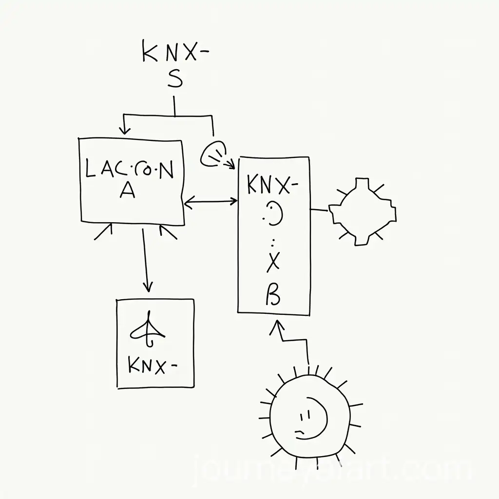 KNX-Diagram-with-Smart-Home-Products-and-System-Components