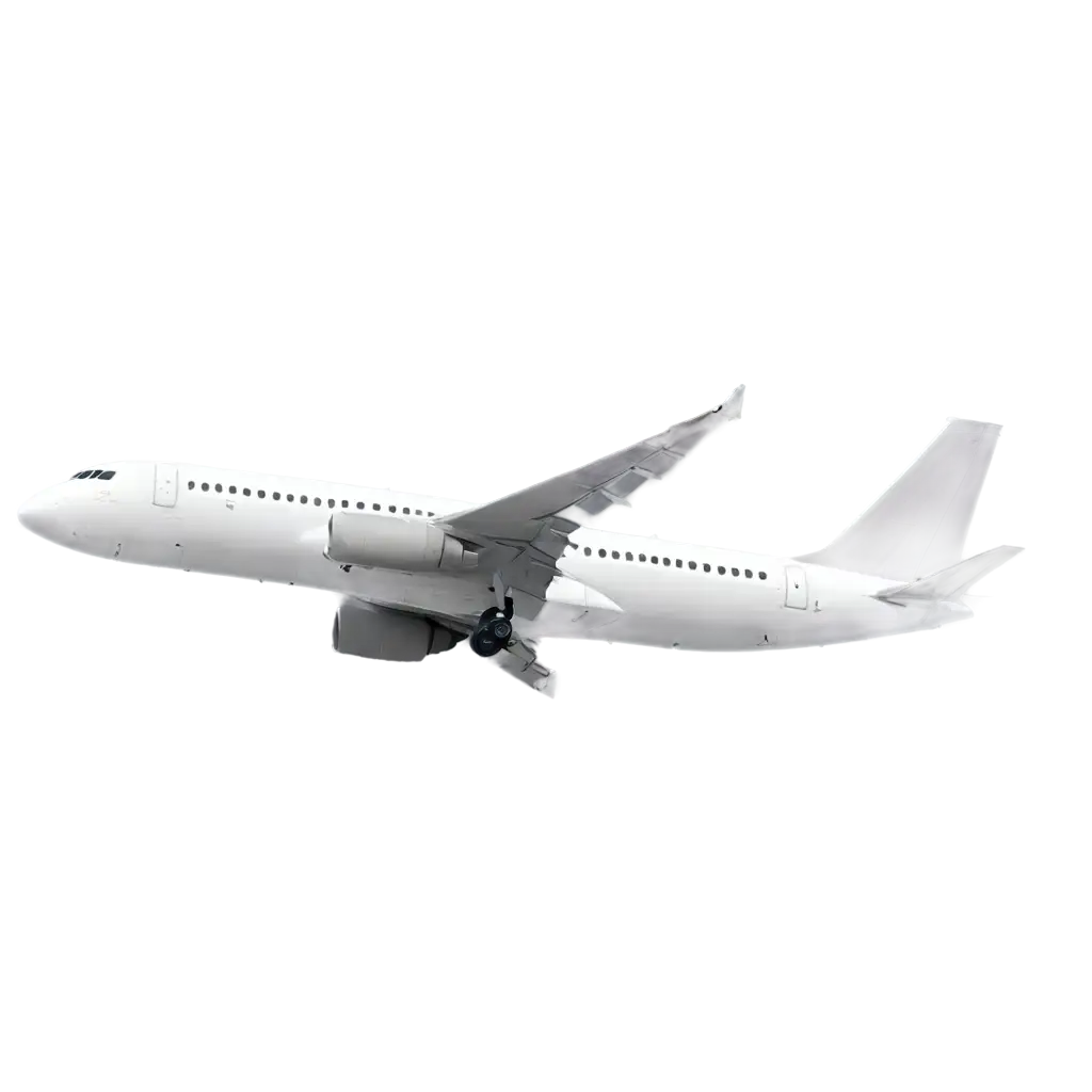 White-and-Gray-Plane-PNG-Image-for-Versatile-Design-Use