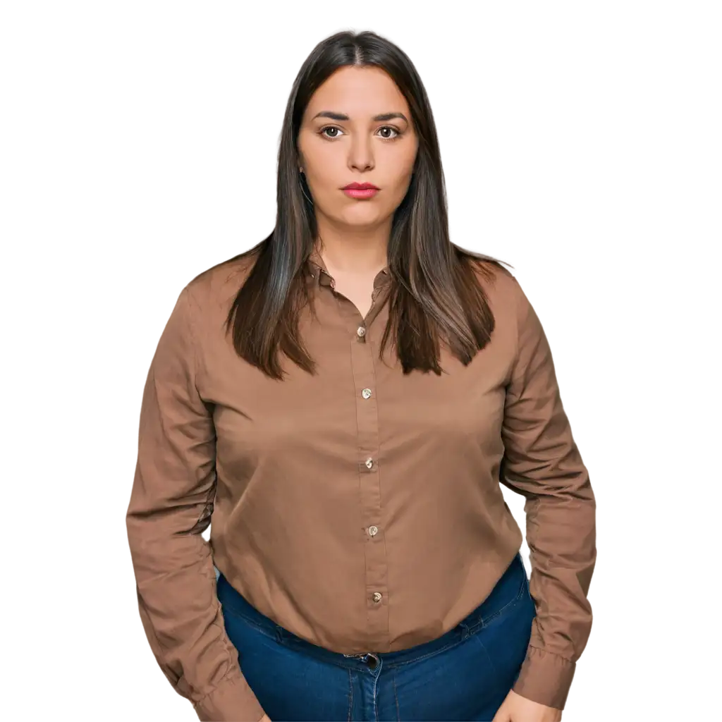 Professional-PNG-Image-of-a-33YearOld-American-Woman-with-a-Collared-Shirt