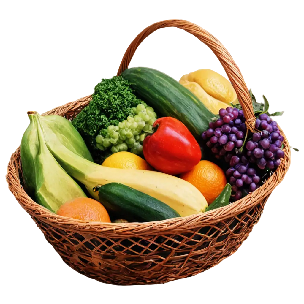 Vibrant-Mixed-Fruit-and-Vegetable-Basket-PNG-with-Falling-Fruits-Perfect-for-Your-Designs