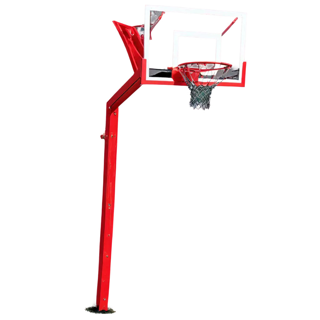 red basketball hoop