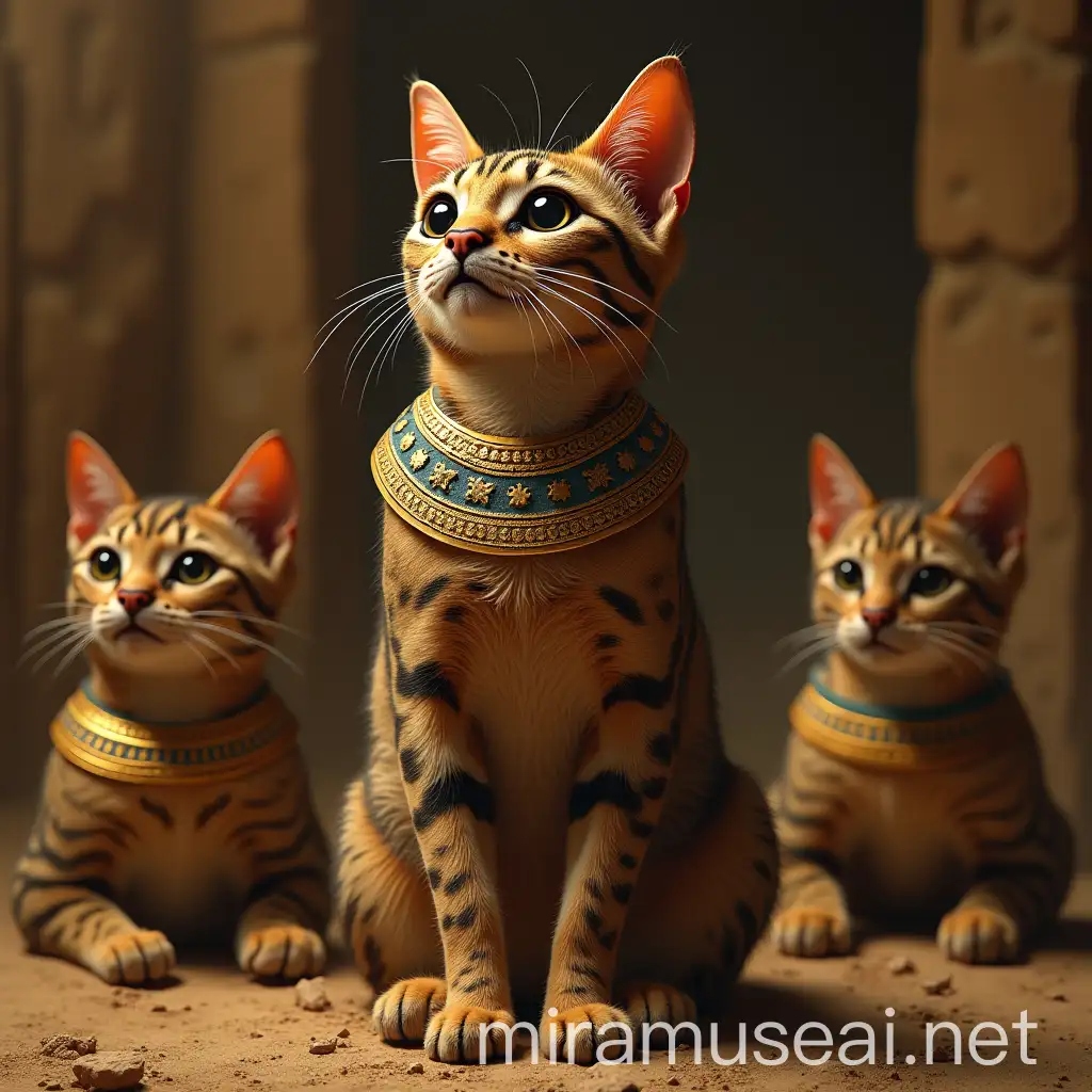 Cats as Symbols of Royalty in Ancient Egypt with Pharaohs