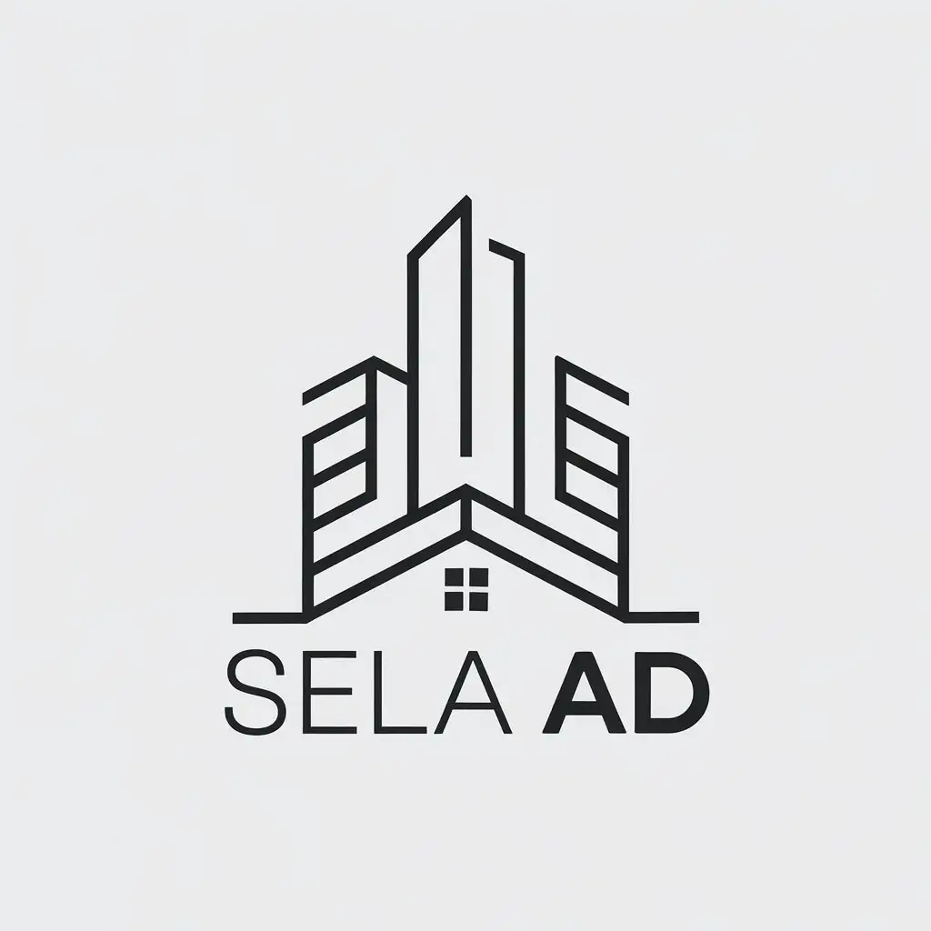 LOGO-Design-for-Sela-AD-Minimalistic-Building-Symbol-with-Real-Estate-Industry-Appeal