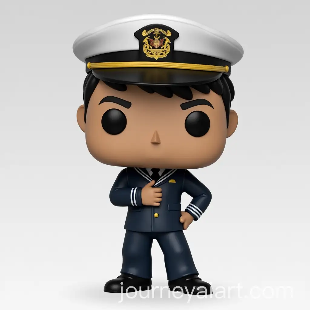 Funko-Pop-Marine-Engineer-in-Merchant-Marine-Uniform-with-Sailor-Hat-and-Black-Slacks