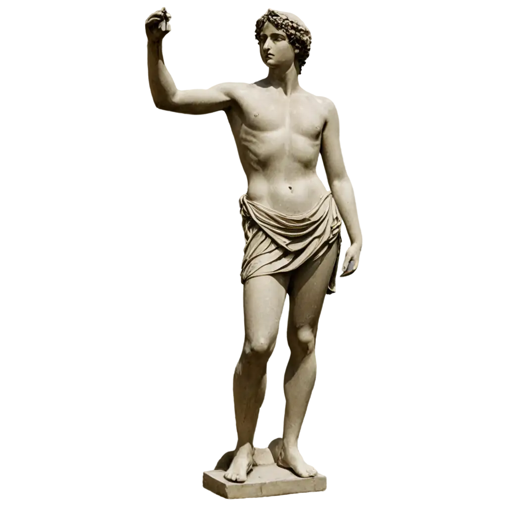 HighQuality-PNG-of-Roman-Ancient-Greek-Statue-Sculpture-Perfect-for-Design-and-Historical-Projects