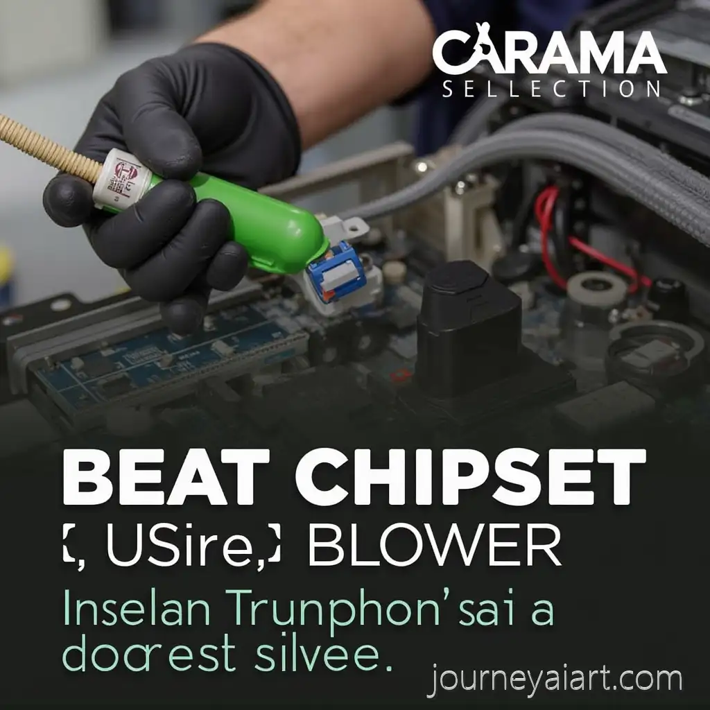 TechnTechnician-repairing-ONT-chipsetician-Repairing-ONT-Chipset-with-Blower-in-Lab-Environment