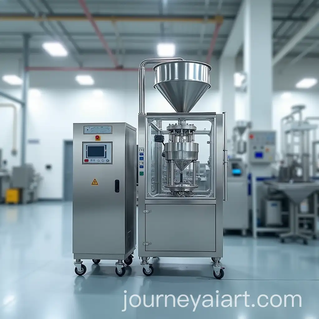 HighTech-Powder-Processing-Machine-in-Pharmaceutical-Factory