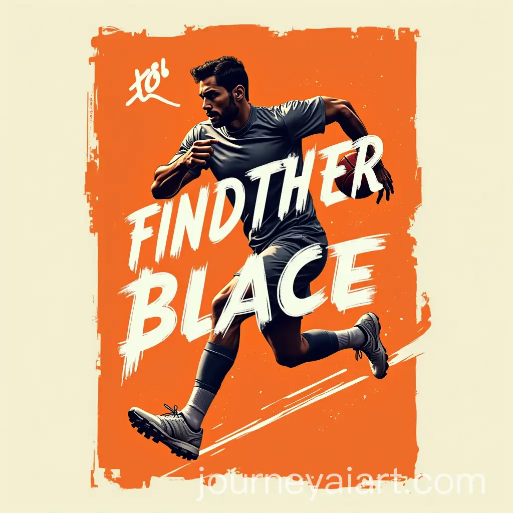 Empowering-Sports-Poster-with-Orange-Accent-Color-and-Dynamic-Typography