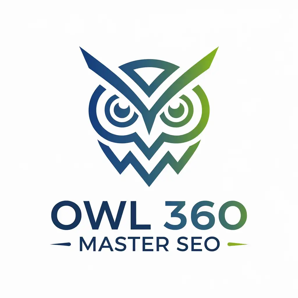 LOGO-Design-for-Master-SEO-360-Blue-Green-Owl-with-Data-Analysis-and-SEO-Elements