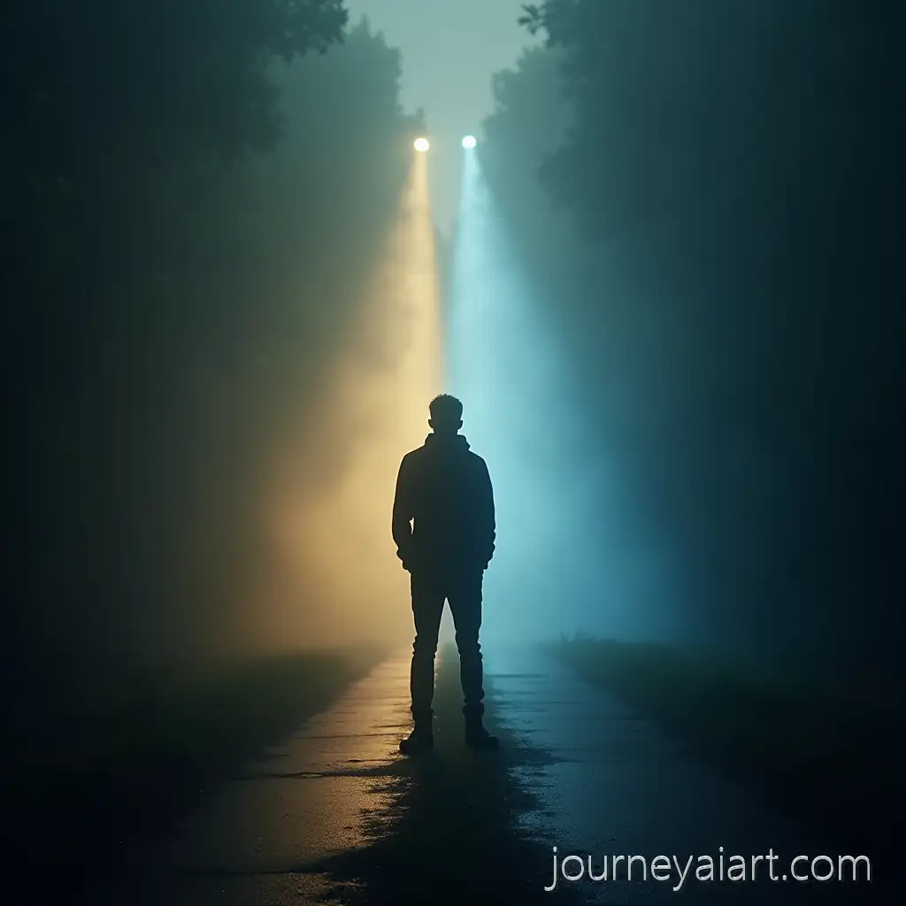 Cinematic-crossroads-decisionSilhouette-at-a-Crossroads-Symbolizing-Life-Choices-with-Dramatic-Lighting