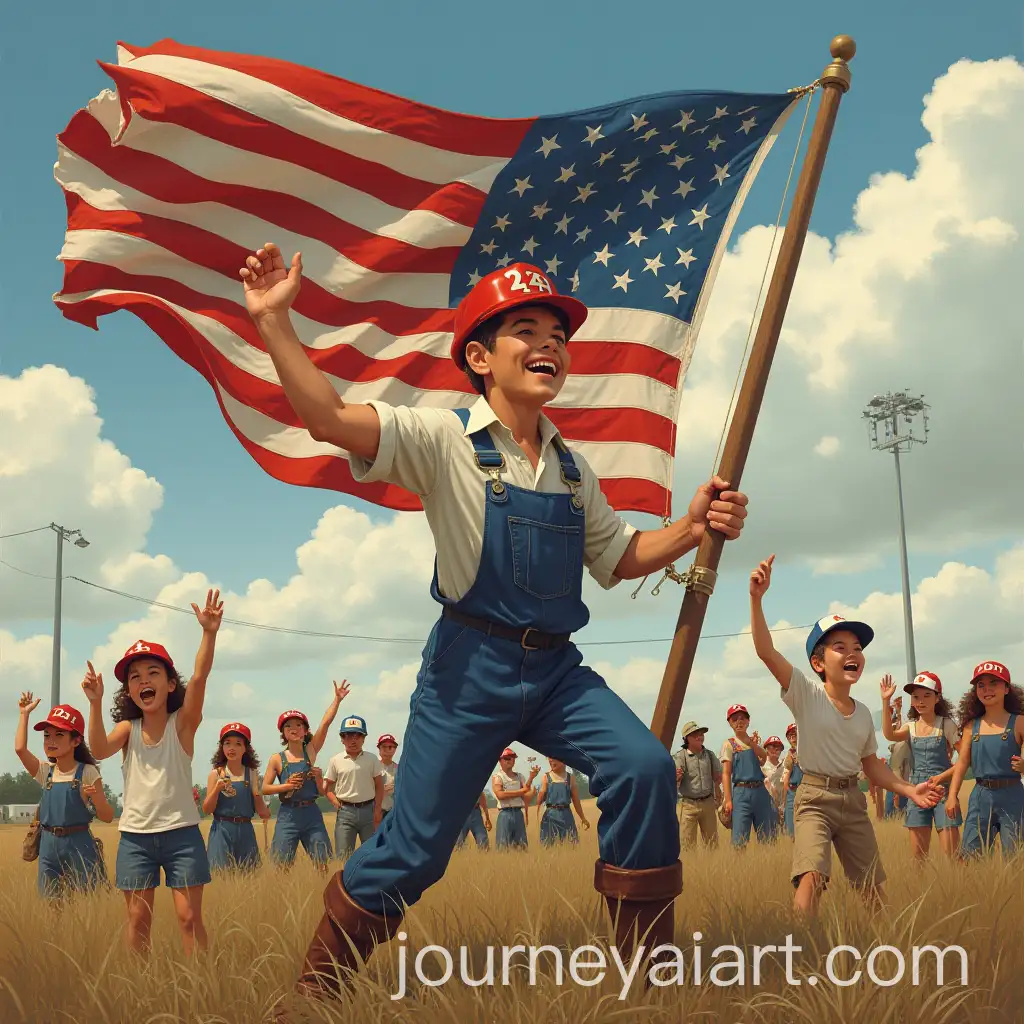 Labor-Day-Celebration-with-People-Barbecuing-Outdoors