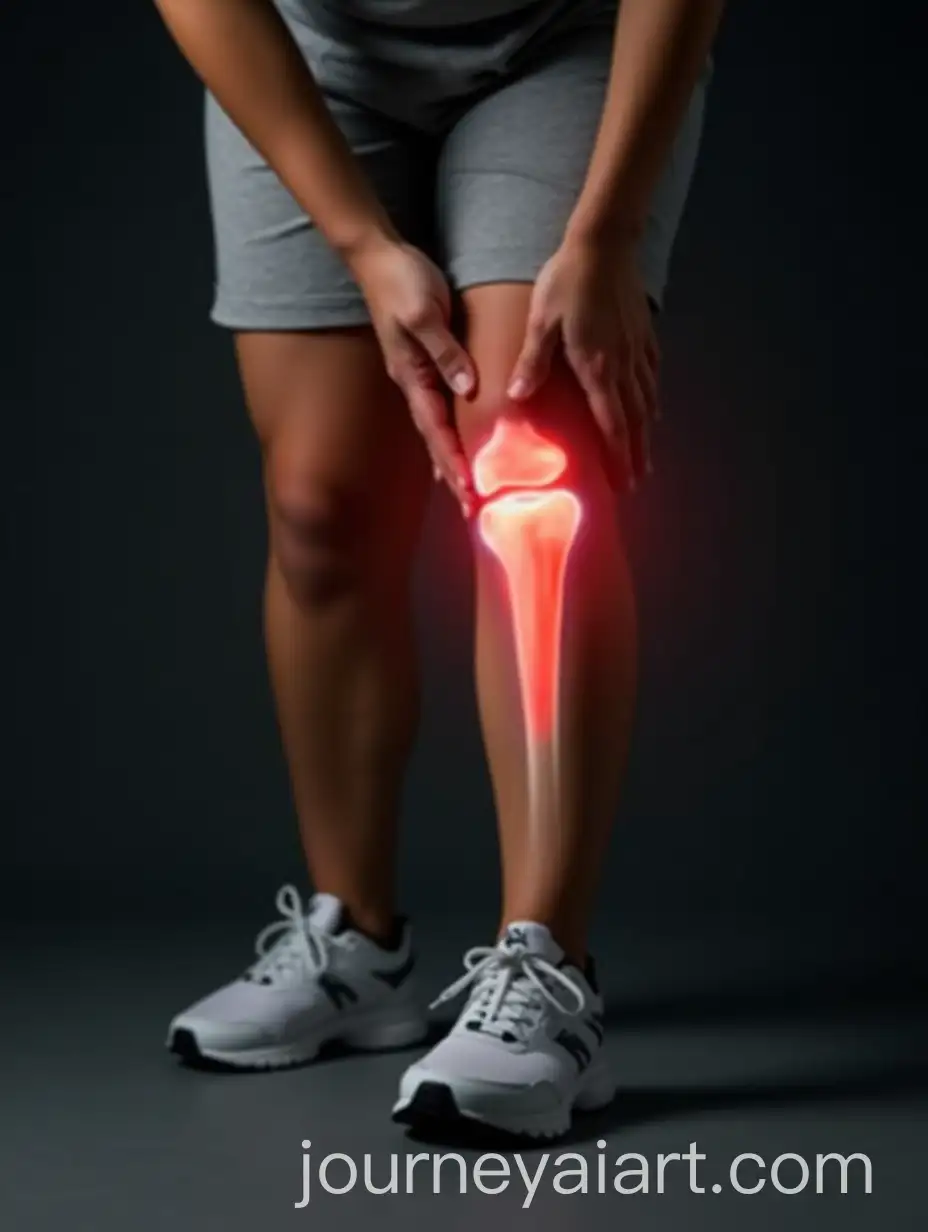 AI-Image-Prompt-ExpansionWoman-Experiencing-Knee-Injury-with-Highlighted-Inflammation-and-Medical-Focus