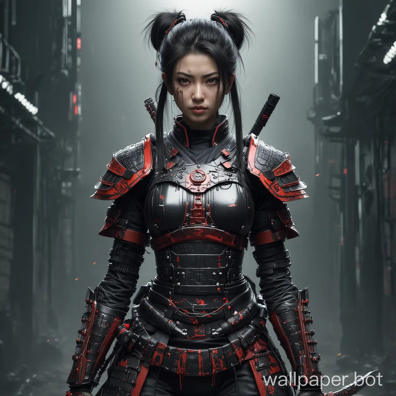 Futuristic-Samurai-Girl-in-Cyberpunk-Setting