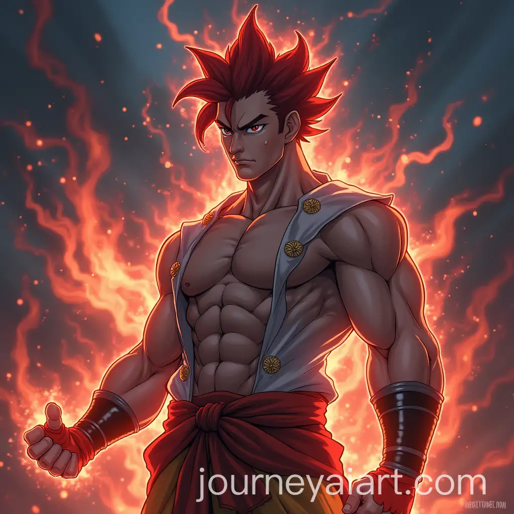 Gojo-with-Ultimate-Aura-Displaying-Power-and-Energy