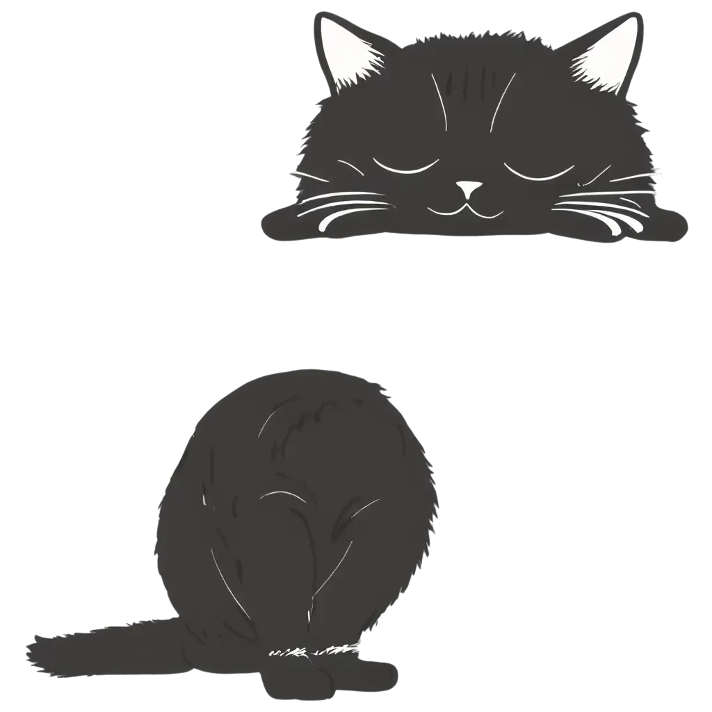 Adorable-Sleeping-Cat-PNG-for-HighQuality-Visuals