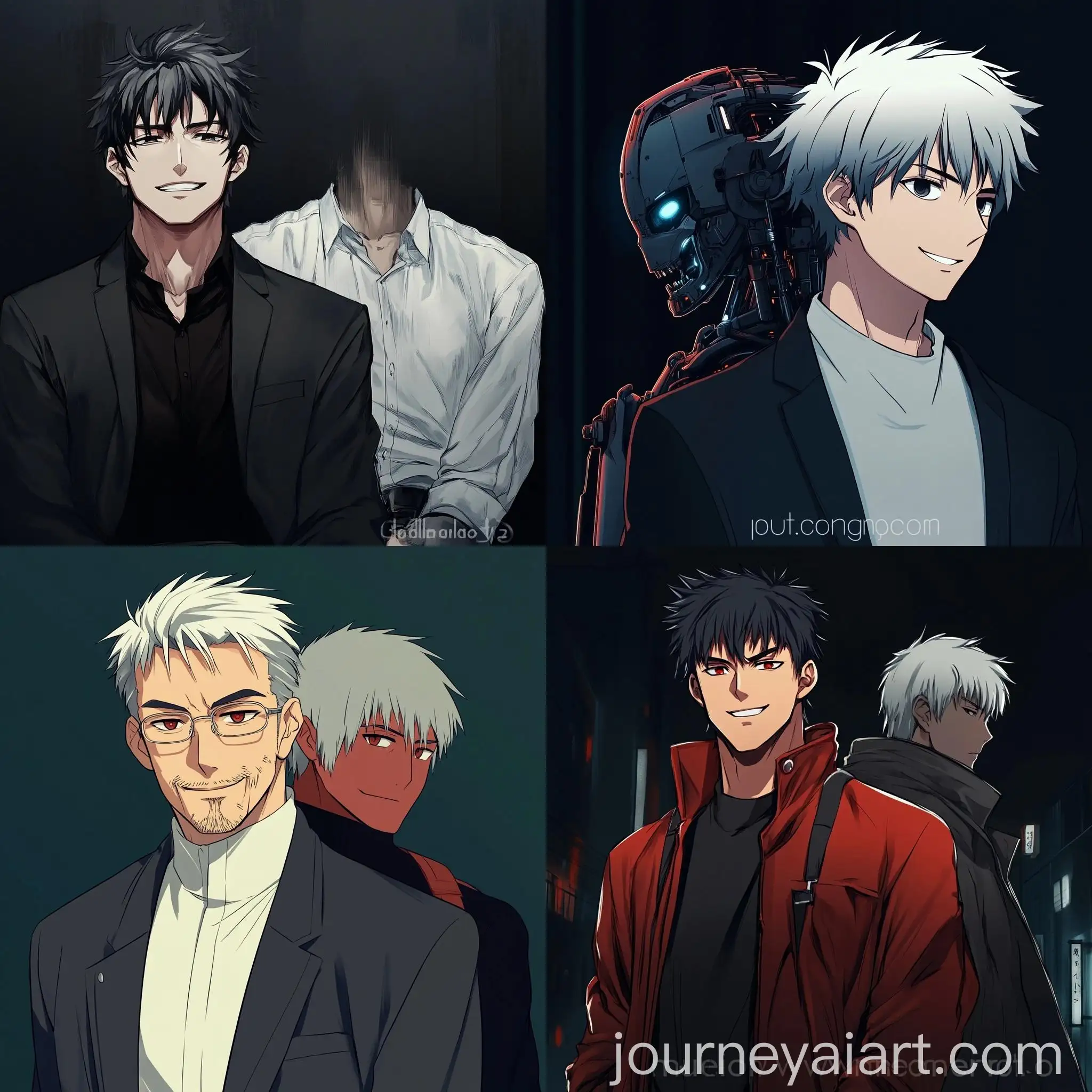 Man-and-His-Clone-Anime-Illustration