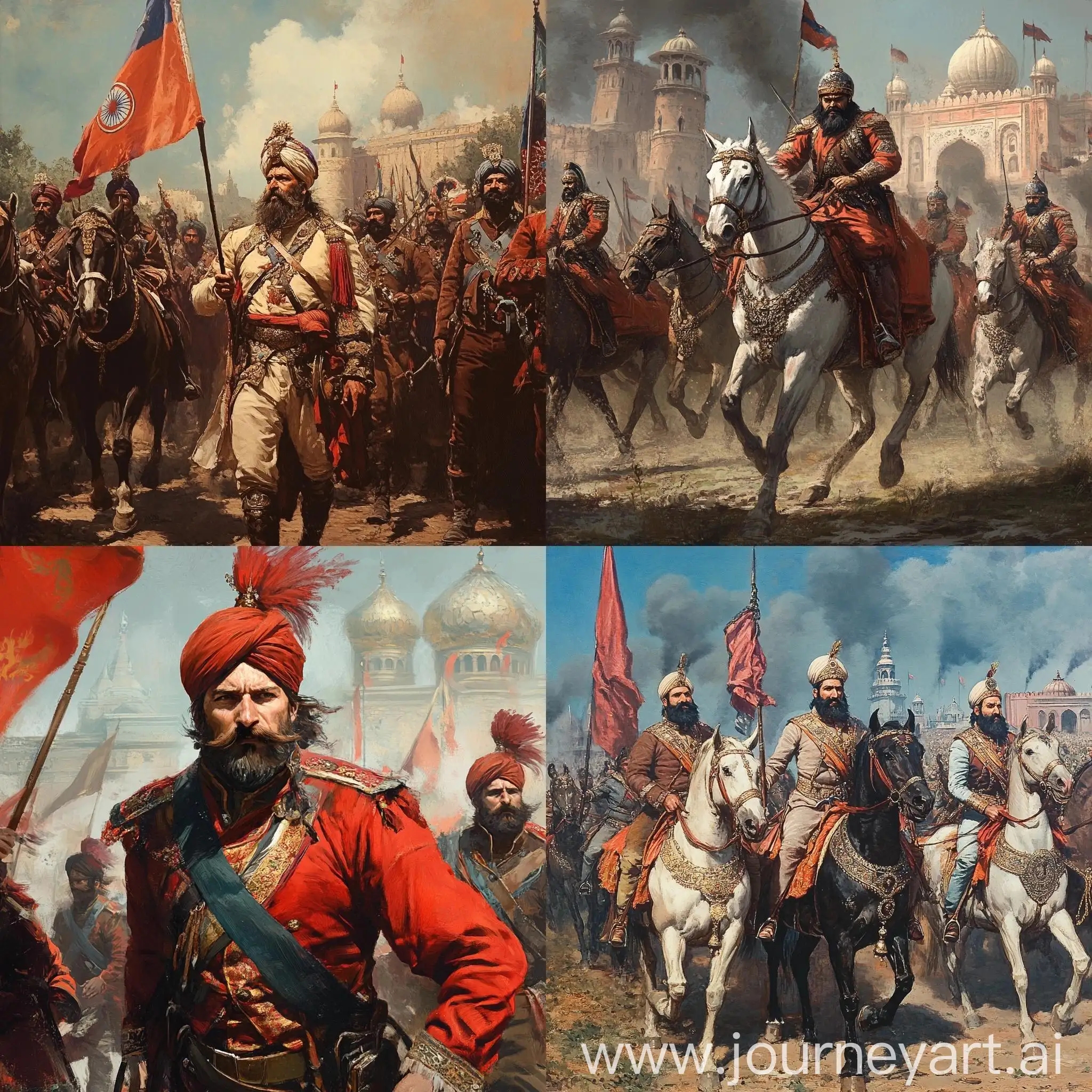 Russian-Cossacks-Conquer-India