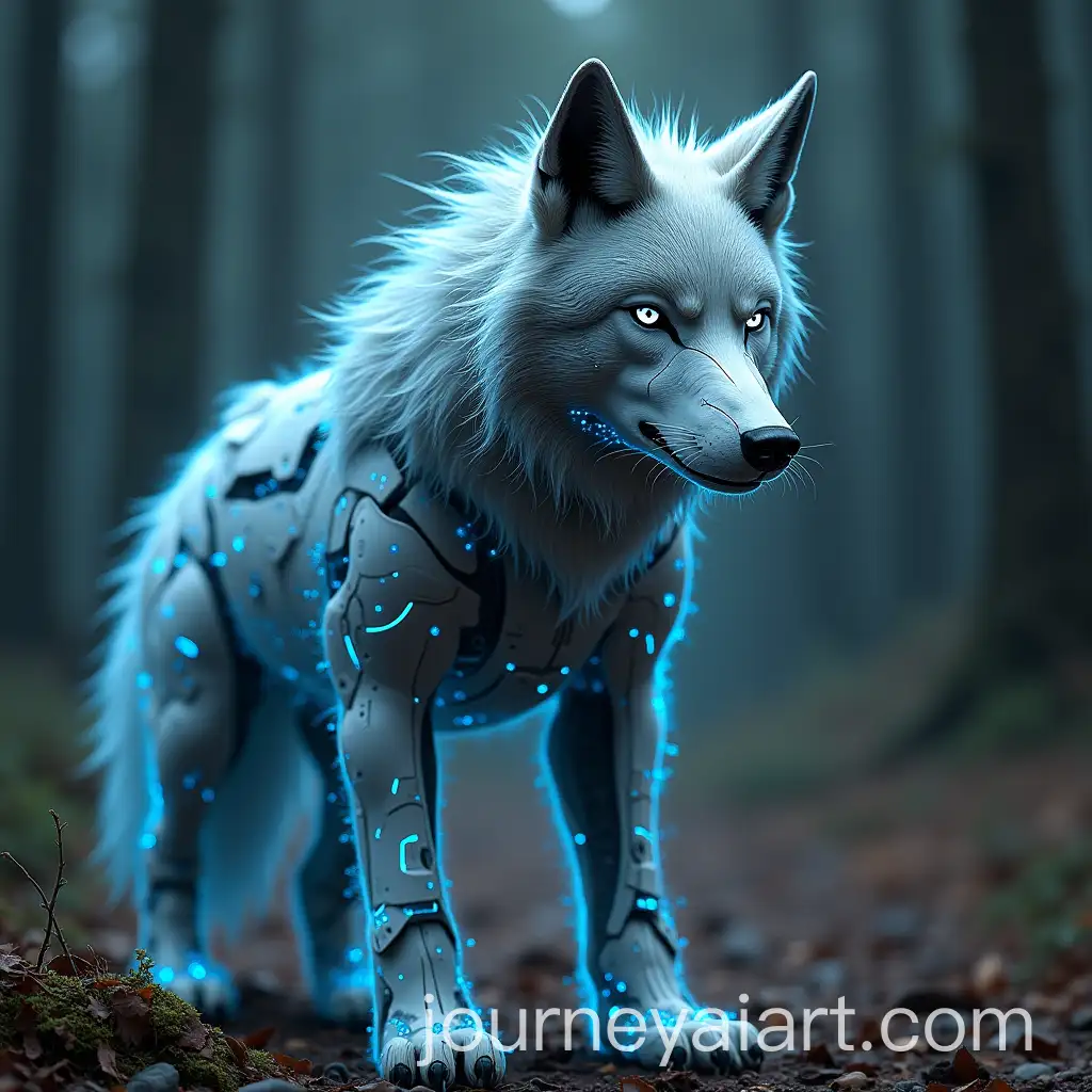 Cybernetic-Wolf-with-Augmented-Reality-Features-in-Futuristic-Setting