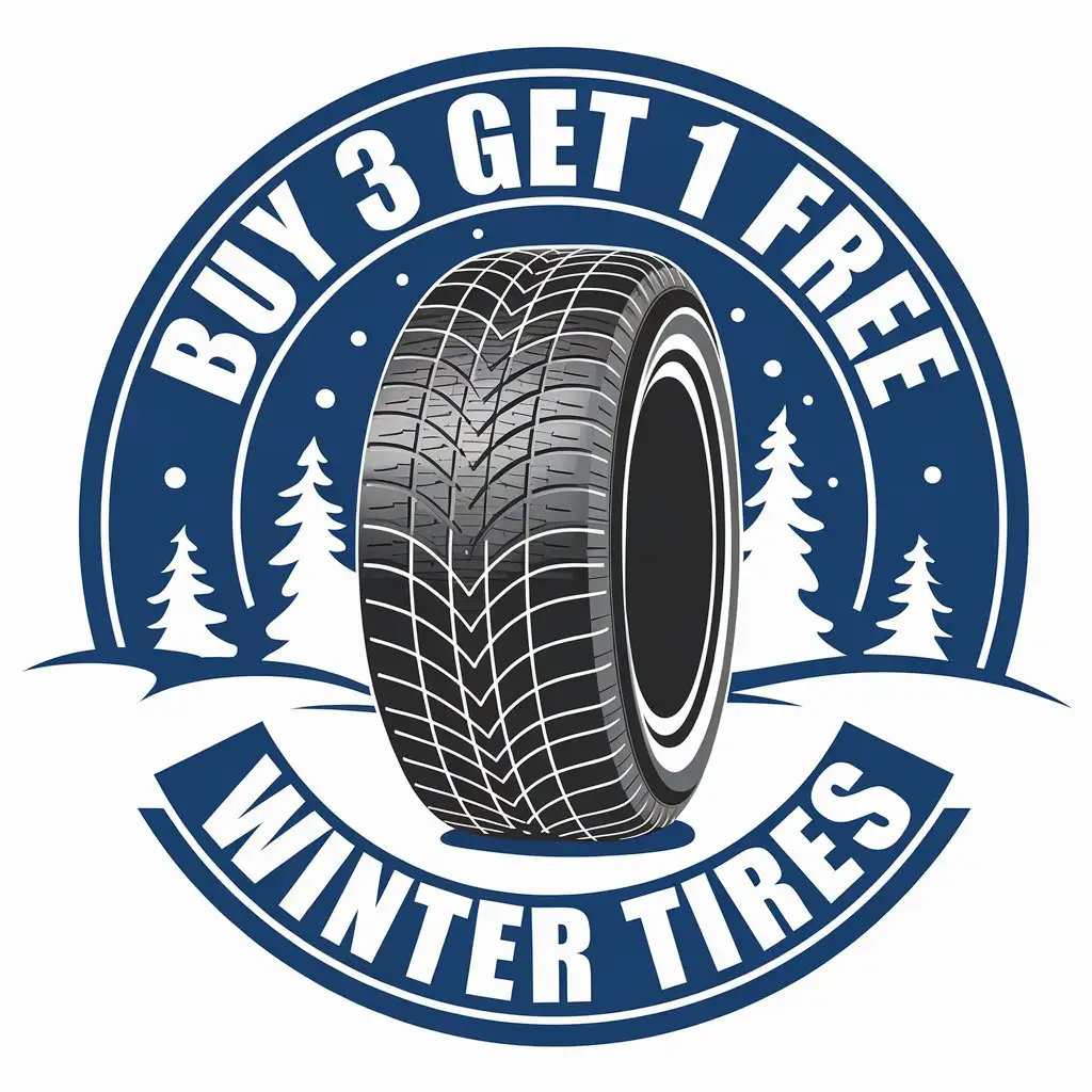 Promotional Logo for Buy 3 Get 1 Free Winter Tires