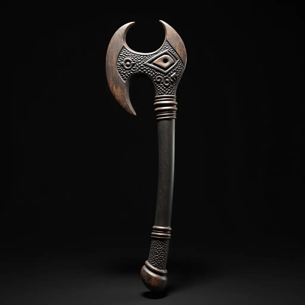 keris art indonesia 3d black ancient