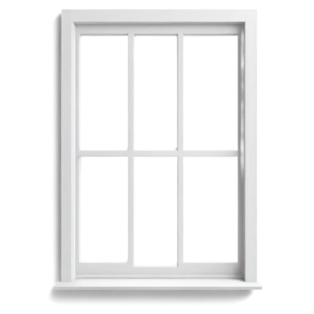 HighResolution-Open-White-Window-PNG-Image-Photorealistic-Octane-Render