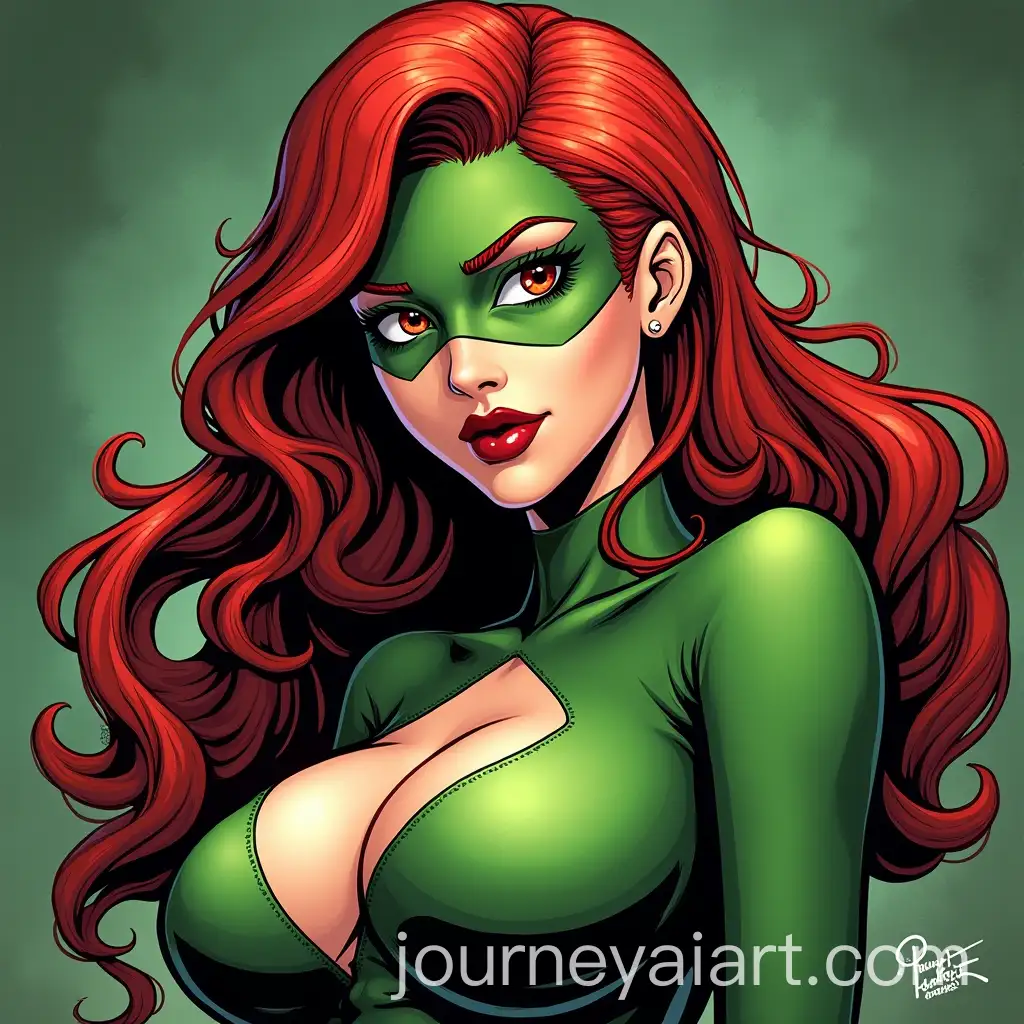Poison-Ivy-from-Arkham-Universe-in-Heroic-Poses