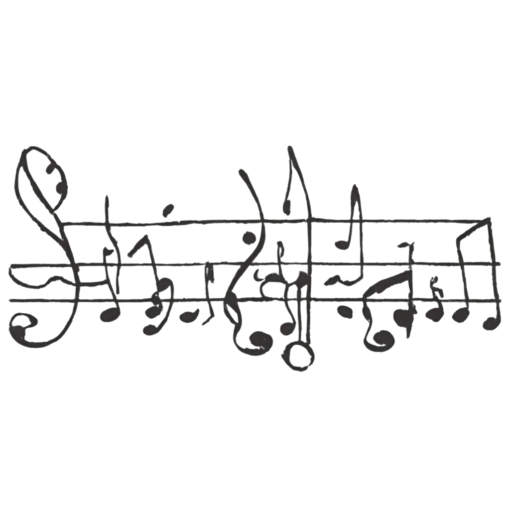 HighQuality-Music-Notations-PNG-Image-for-Versatile-Use