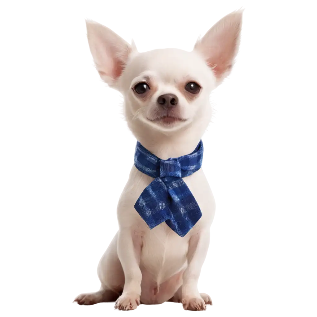 PNG-Image-of-a-White-Chihuahua-Celebrating-Fathers-Day-Heartwarming-Family-Moment