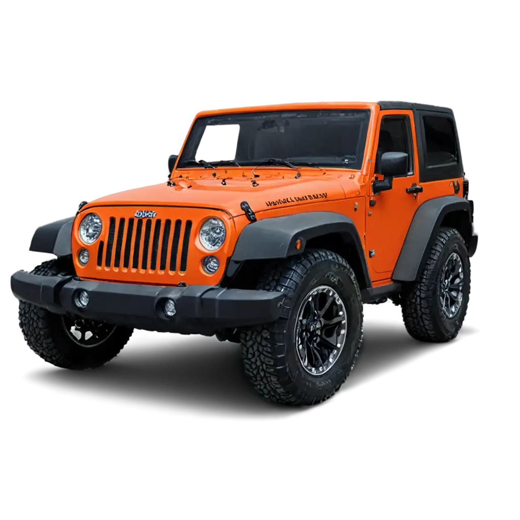 orange jeep