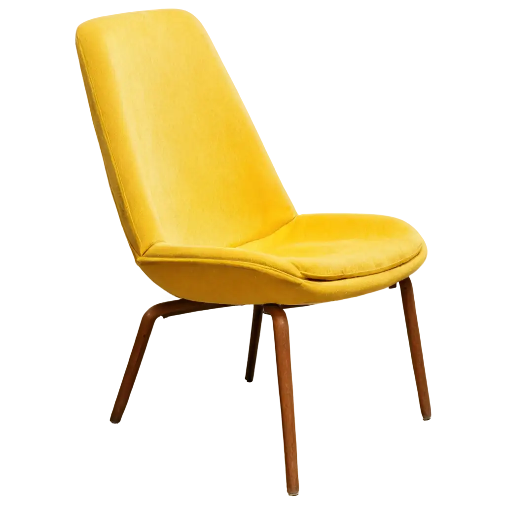 Yellow-Chair-PNG-Image-HighQuality-Transparent-Background-for-Versatile-Use