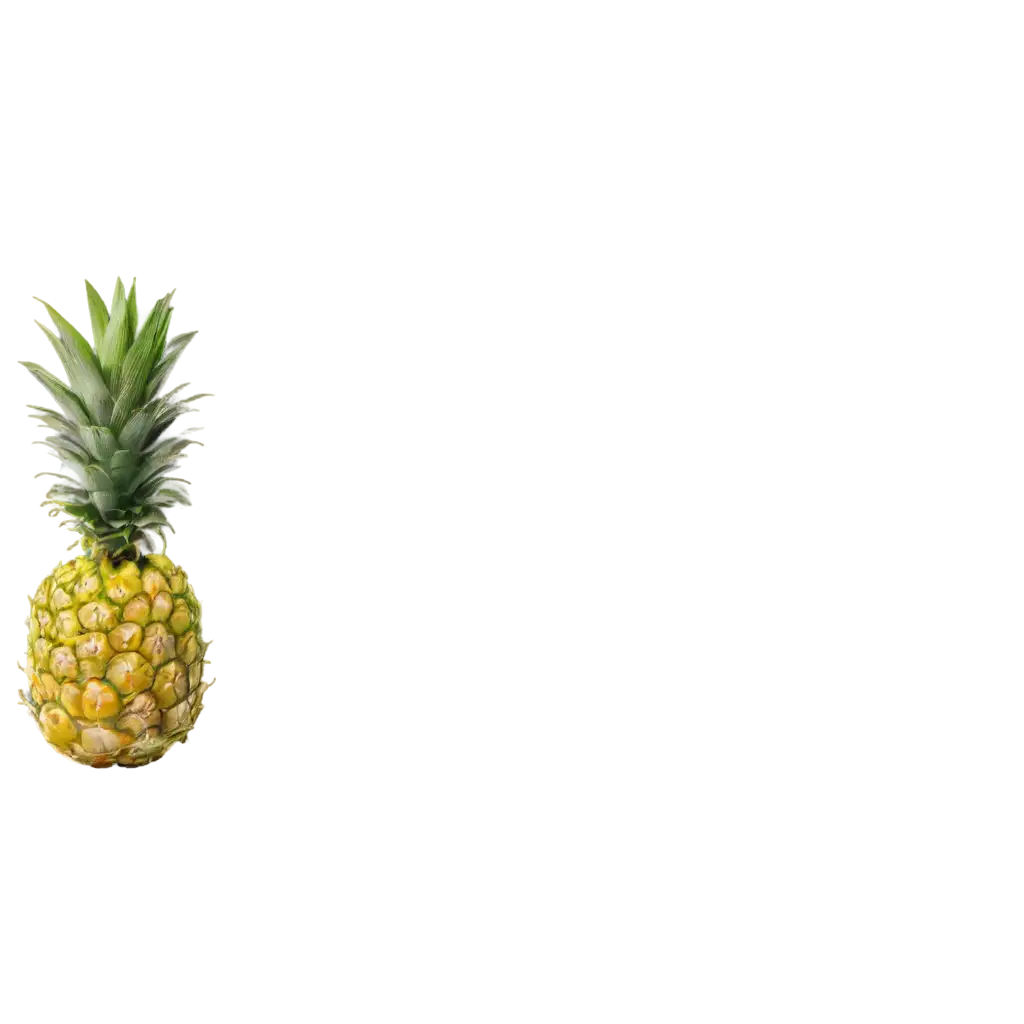 Vibrant-Yellow-Pineapple-PNG-Image-for-HighQuality-Graphic-Design