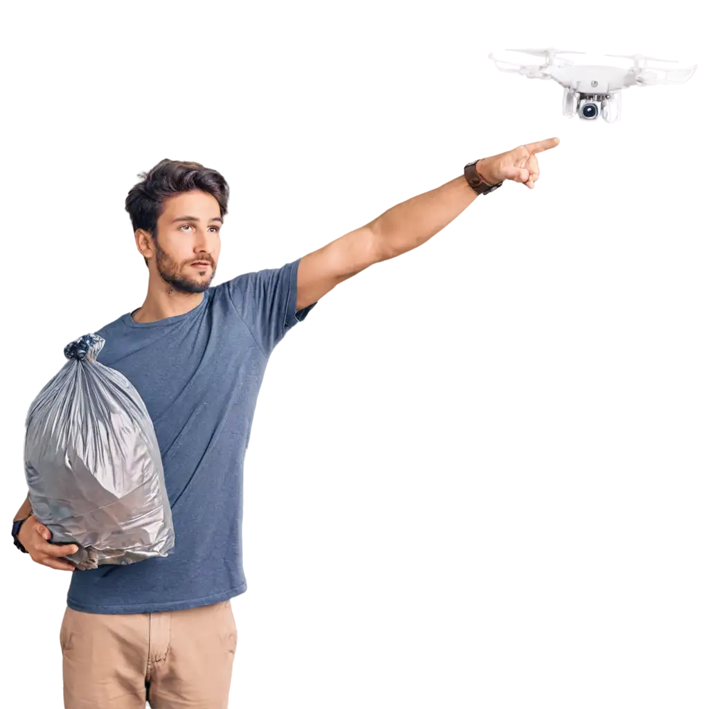 HighQuality-PNG-Image-of-Trash-Being-Disposed-by-Drone-Revolutionizing-Waste-Management