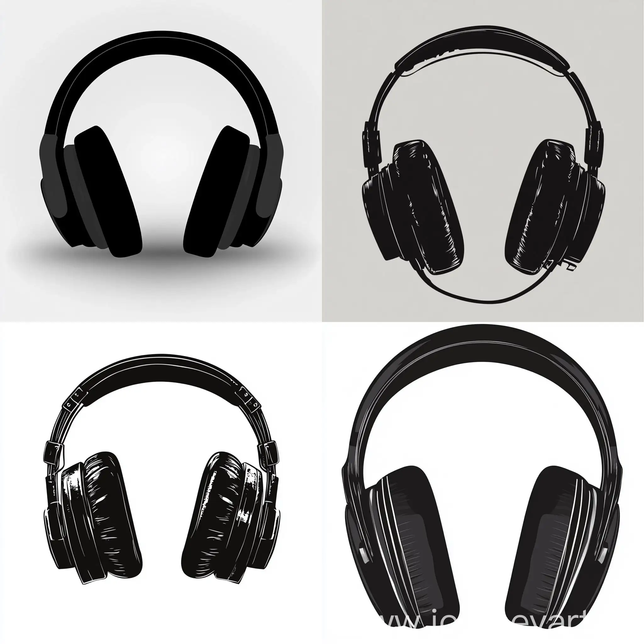 Stylish-Vector-Silhouette-of-Oversized-Wireless-Headphones