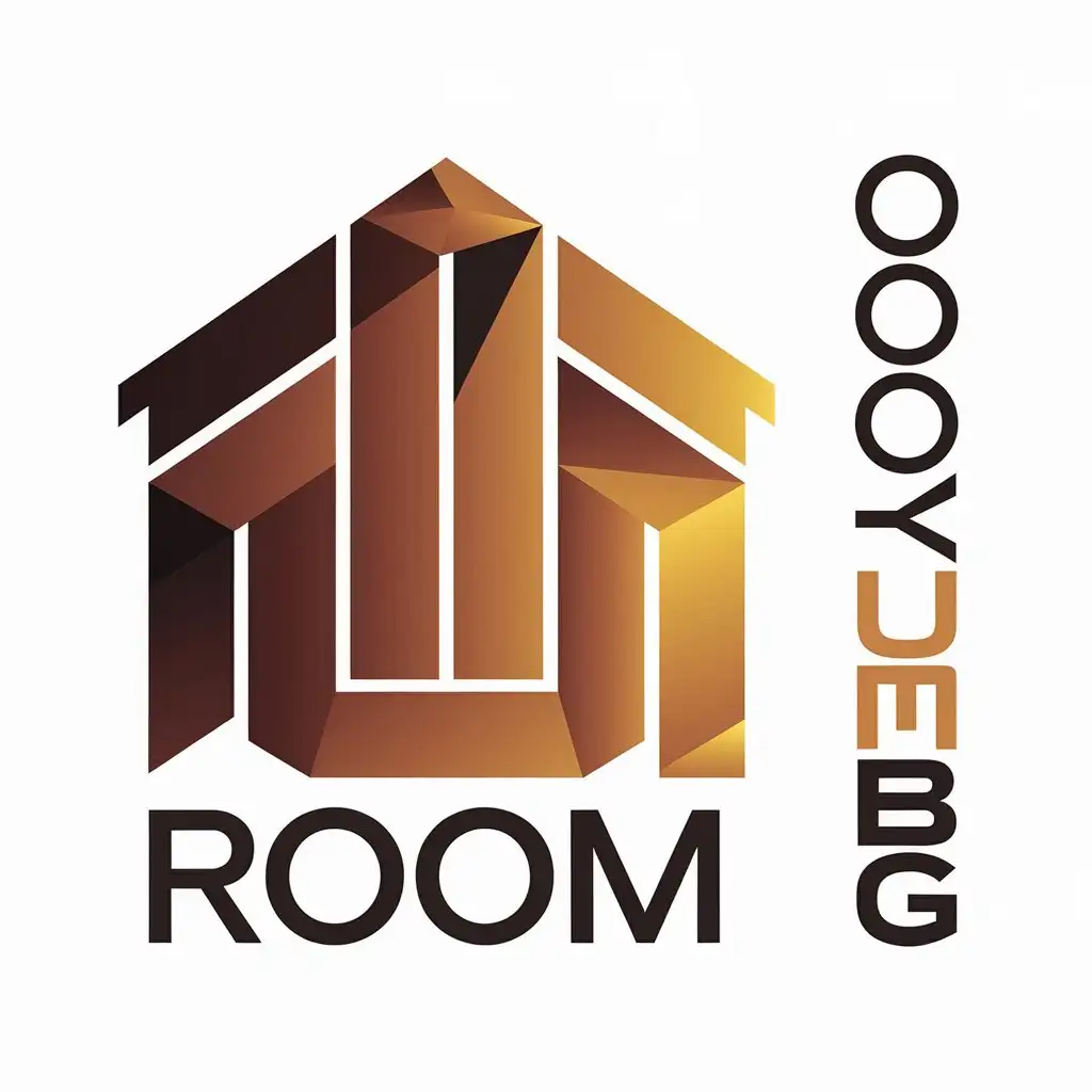 LOGO-Design-for-Room-Indian-ArchitectureInspired-Vertical-Typography-with-Modern-Colors