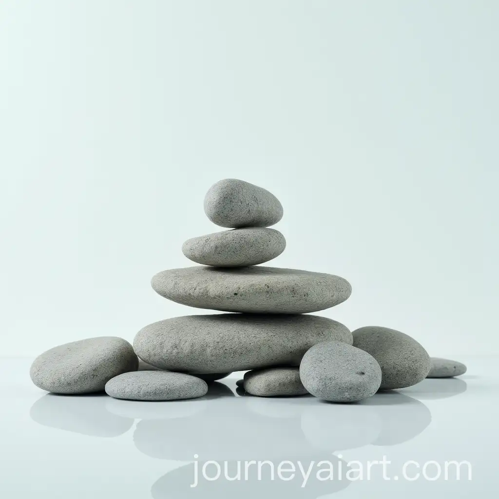 Rock-Stones-on-Clear-Background-with-Natural-Texture-and-Detail