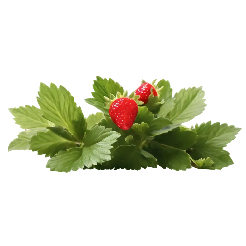 HighQuality-PNG-of-a-Strawberry-Plant-for-Versatile-Uses