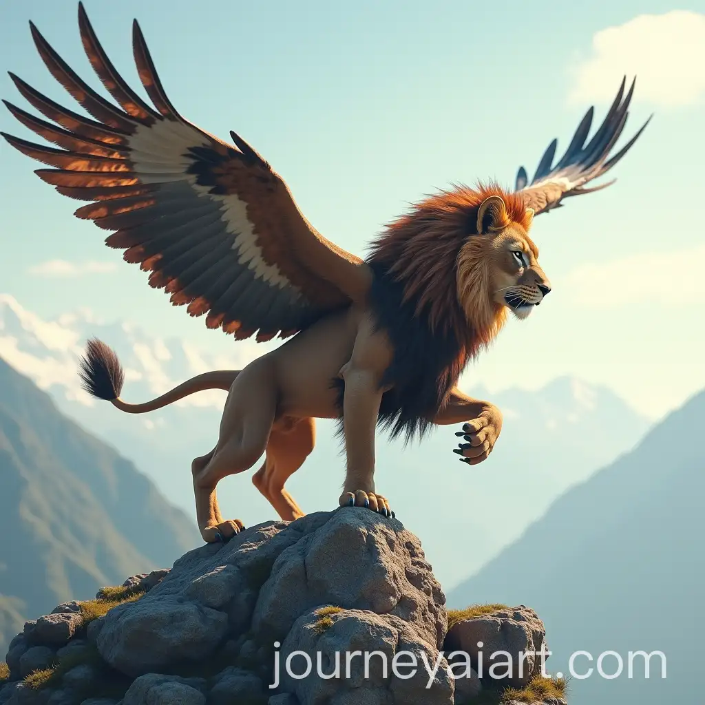 Majestic-LionEagle-Hybrid-Soaring-Above-Mountain-Peaks