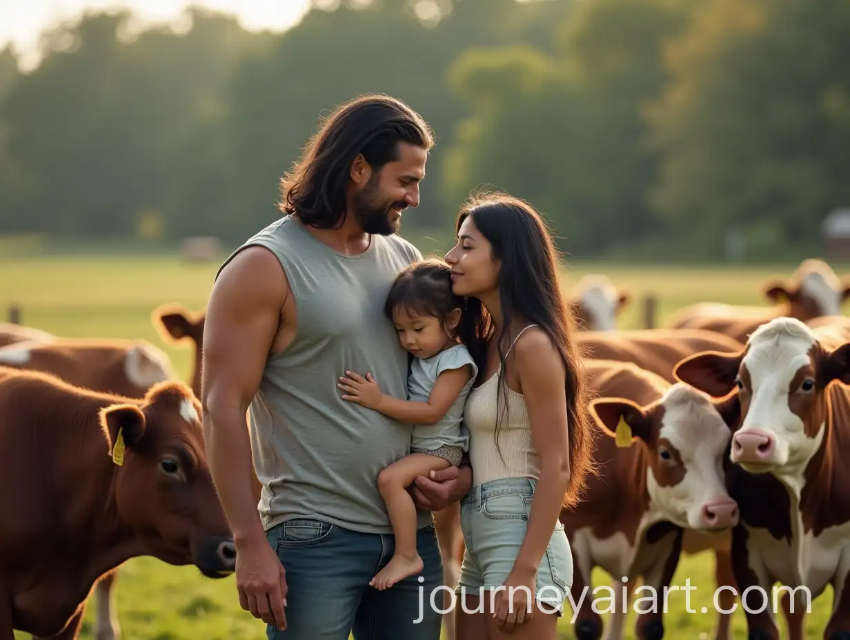 Family-Embracing-Animals-at-a-Serene-Vegan-Farm-Sanctuary