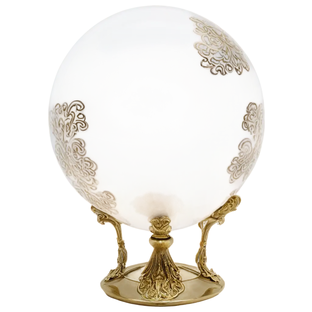 Crystal-Ball-PNG-in-Tarot-Style-with-Gold-Base-Patterns-Mystical-and-Elegant-Artwork-for-Your-Projects