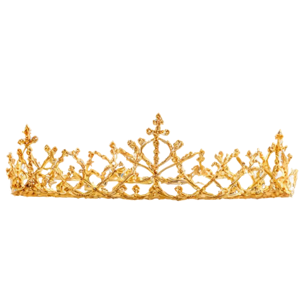 Gold-Tiara-PNG-Image-HighQuality-Transparent-File-for-Elegant-Designs