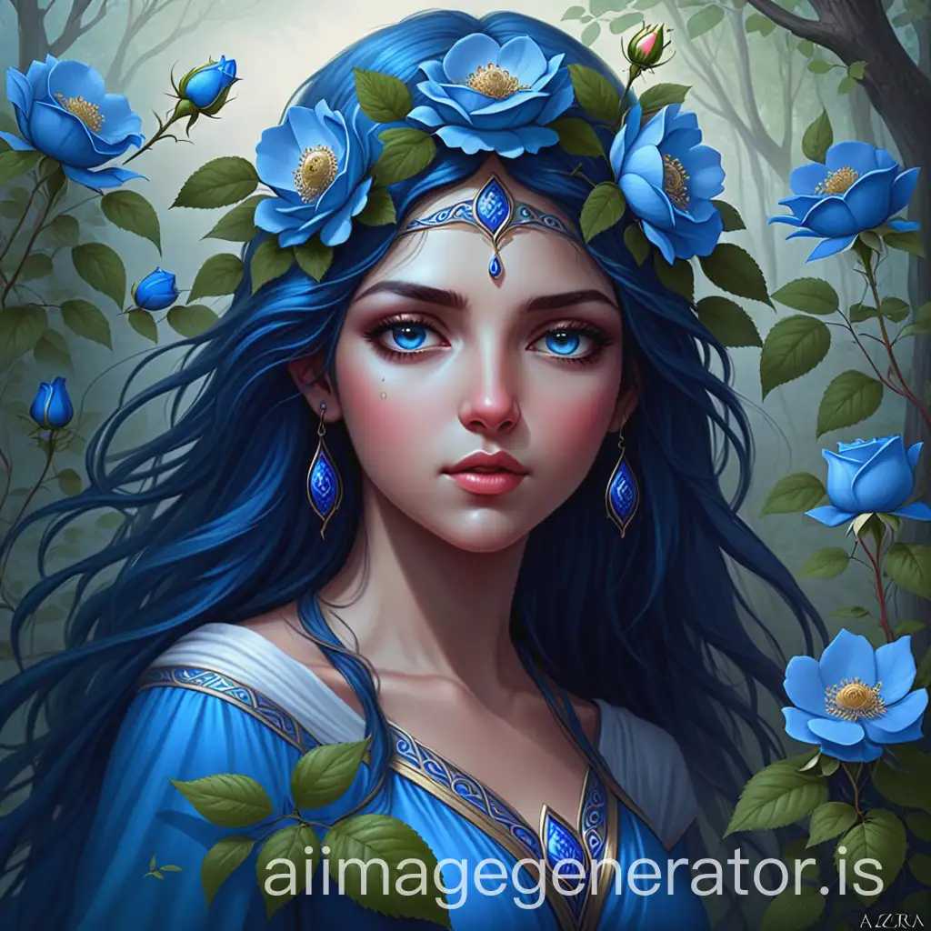 Azra, the pure maiden, dreamed of serenity like the blue Nila. Nesrin, the wild rose, grew amidst their aspirations, a symbol of beauty in their diverse world.