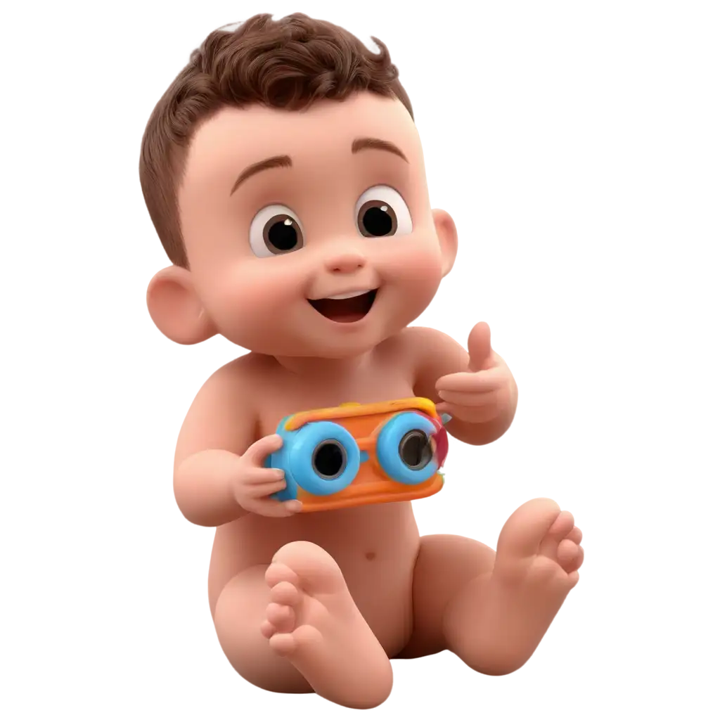 3D-Baby-Playing-with-Toys-PNG-Image-Adorable-and-Realistic-Illustration